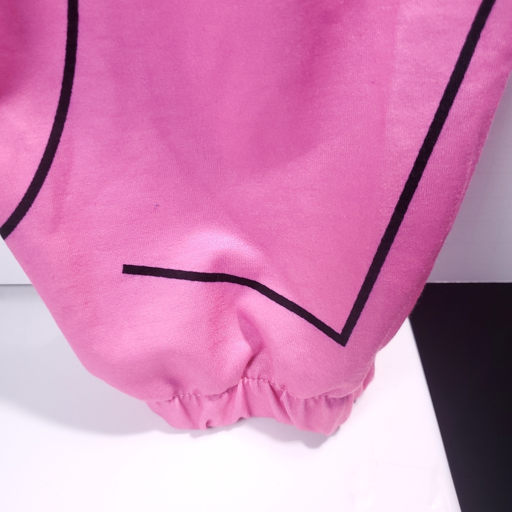 Black and Pink Baggy Joggers Y2K - Picture 6 of 7